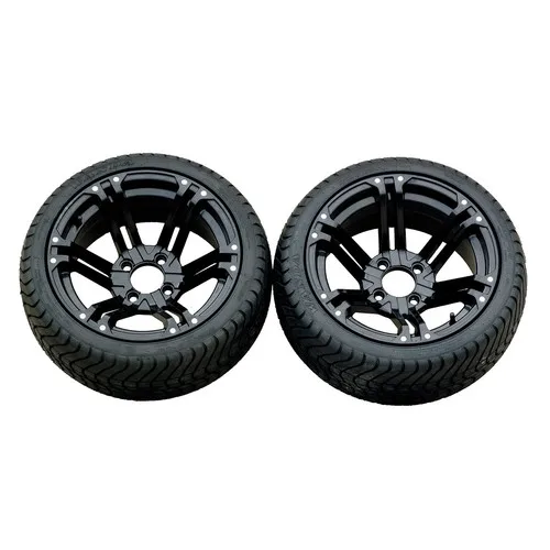 14" Alloy wheel with tire for Golf Cart 215/35-14