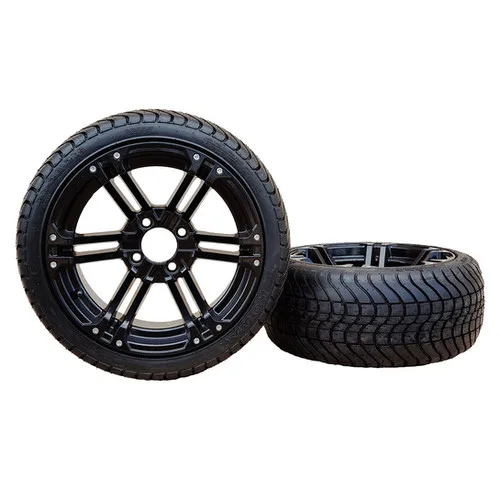14" Alloy wheel with tire for Golf Cart 215/35-14