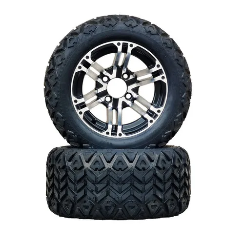 12" Alloy wheel with tire for Golf Cart 20x10.00-12