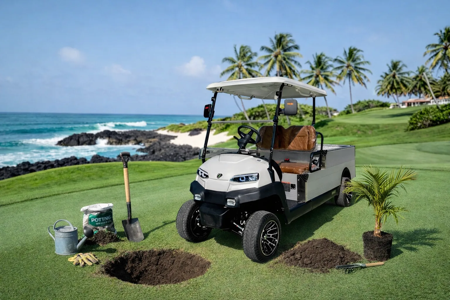 KleverCargo Golf Cart with Lithium battery 500kg