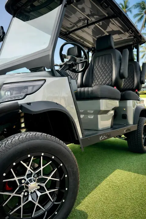 KleverDiamond-4L Solar — Ultra-Luxury AWD 4-Seat Electric Golf Cart with 280 W Solar Roof thumbnail 4