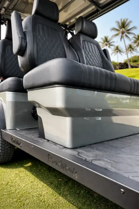 KleverDiamond-4L Solar — Ultra-Luxury AWD 4-Seat Electric Golf Cart with 280 W Solar Roof thumbnail 5