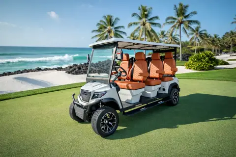 KleverDiamond-6L Solar - Ultra-Luxury Lifted 6-Seat Electric Golf Cart with 360 W Solar Roof thumbnail 6