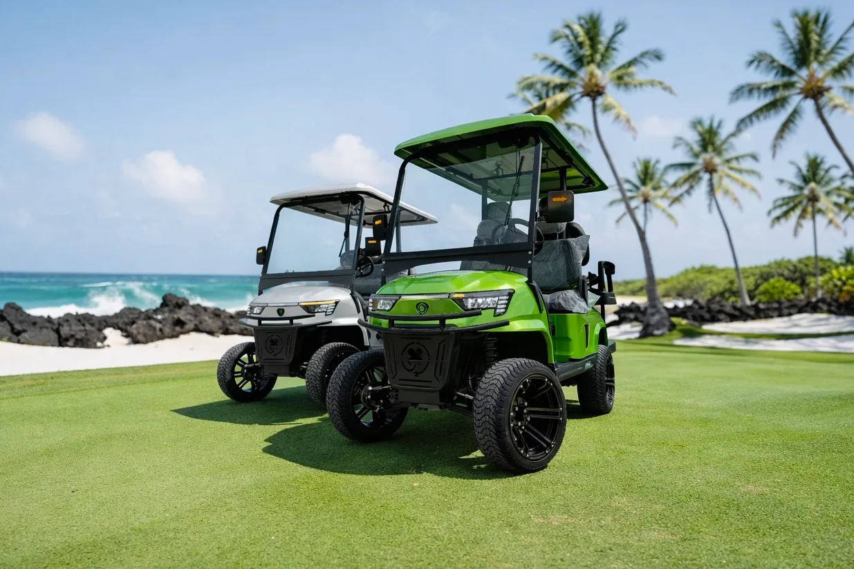 KleverEvo-4: Lifted Electric Golf Cart with Lithium Battery