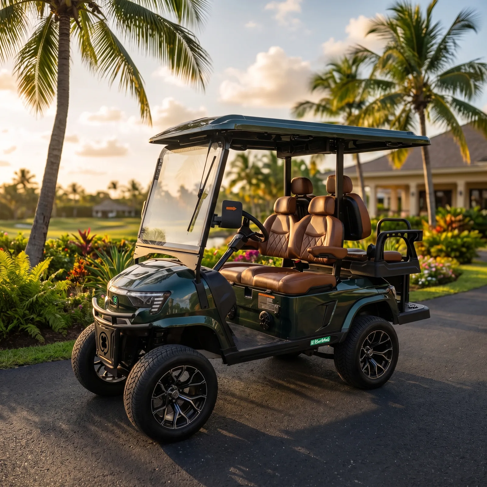 KleverEvo-4: Lifted Electric Golf Cart with Lithium Battery