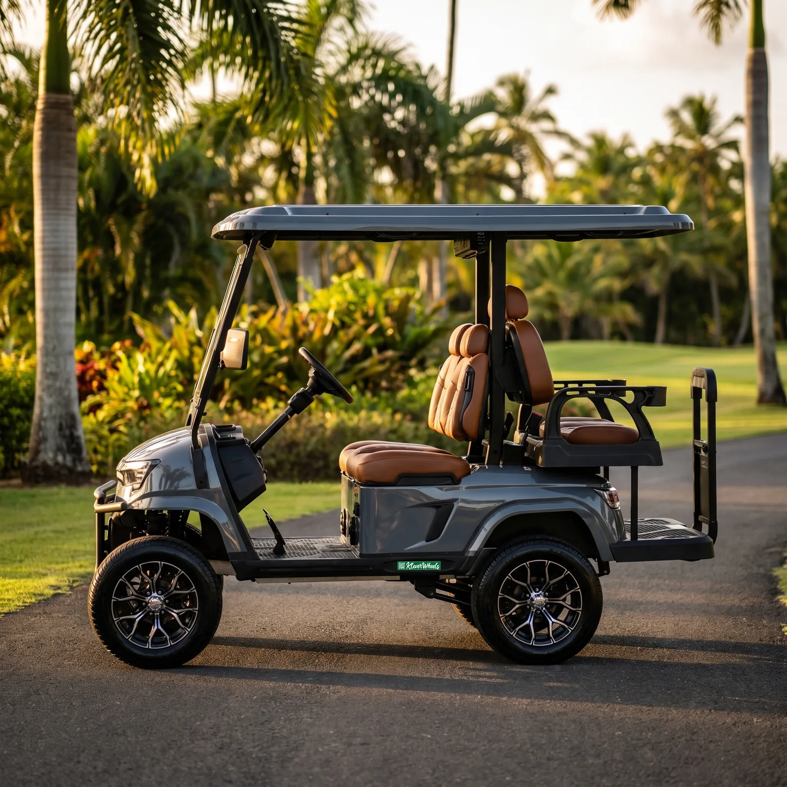 KleverEvo-4: Lifted Electric Golf Cart with Lithium Battery