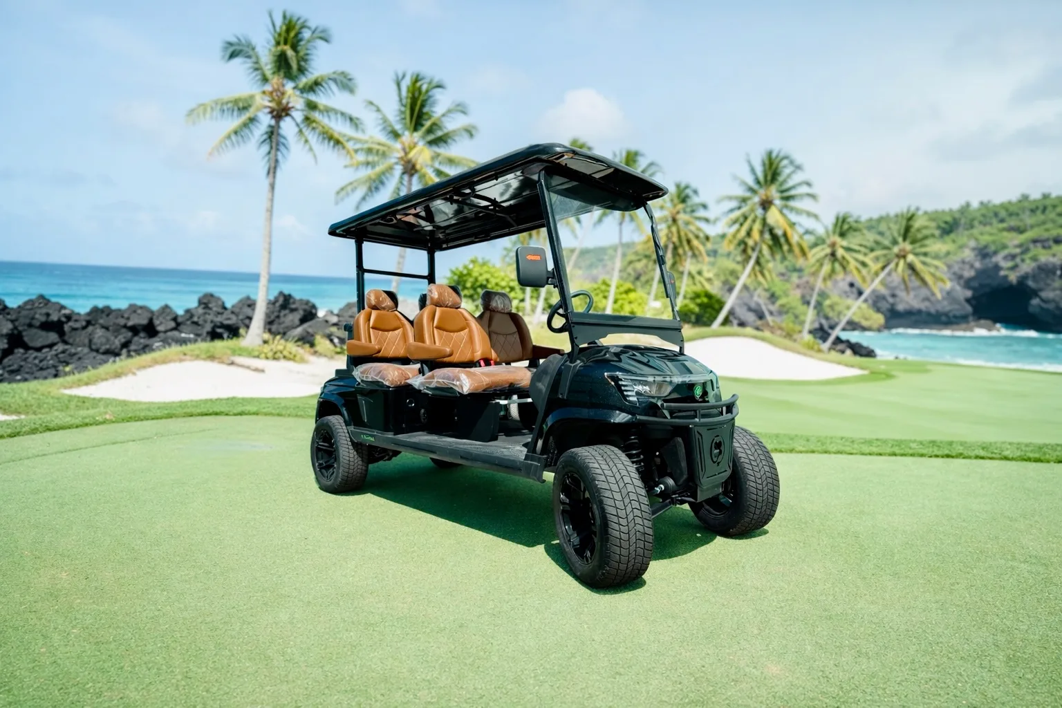 KleverEvo-4L: All-Forward 4-Seat Electric Cart (LiFePO4, Lifted)