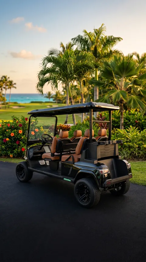 KleverEvo-4L: All-Forward 4-Seat Electric Cart (LiFePO4, Lifted) thumbnail 5
