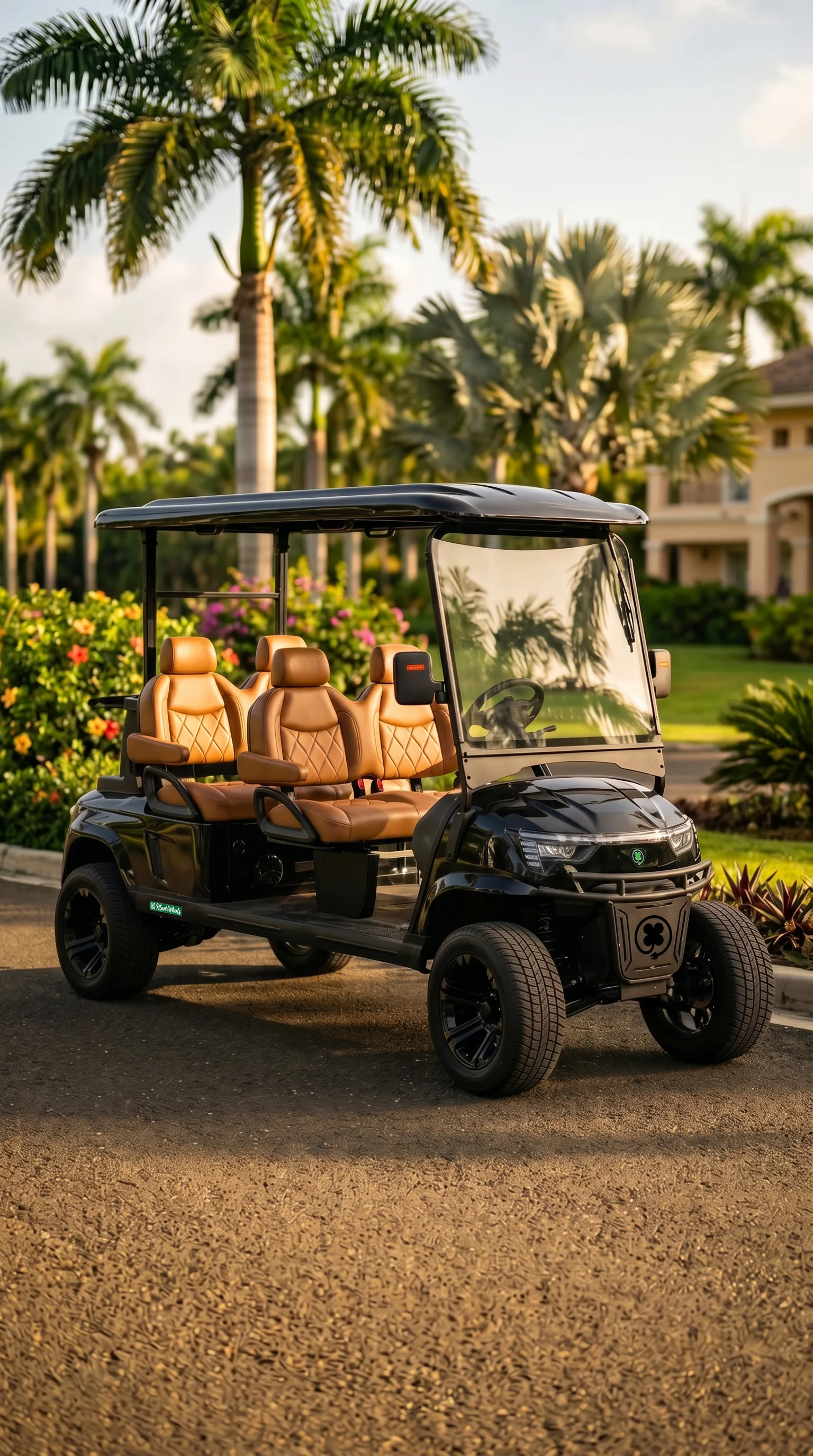 KleverEvo-4L: All-Forward 4-Seat Electric Cart (LiFePO4, Lifted)