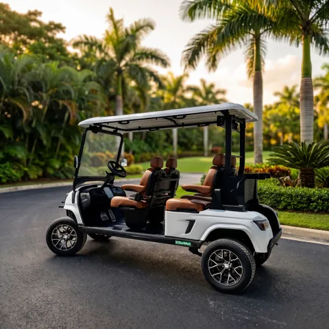 KleverEvo-4L: All-Forward 4-Seat Electric Cart (LiFePO4, Lifted) thumbnail 12