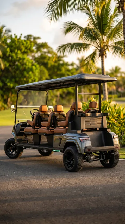 KleverEvo-6L: Lifted 6-Seat Electric Cart (LiFePO4, Power Steering) thumbnail 10