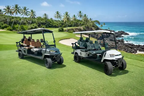 KleverOmni-6: New 6-Seat Electric Cart (4+2, LiFePO4, Lifted)
