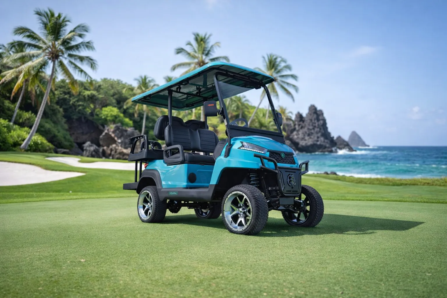 KleverOro-4 Lithium Battery Lifted Electric Golf Cart