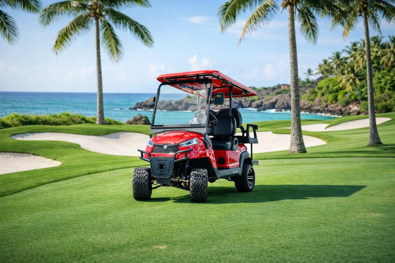 KleverOro-4 Lithium Battery Lifted Electric Golf Cart