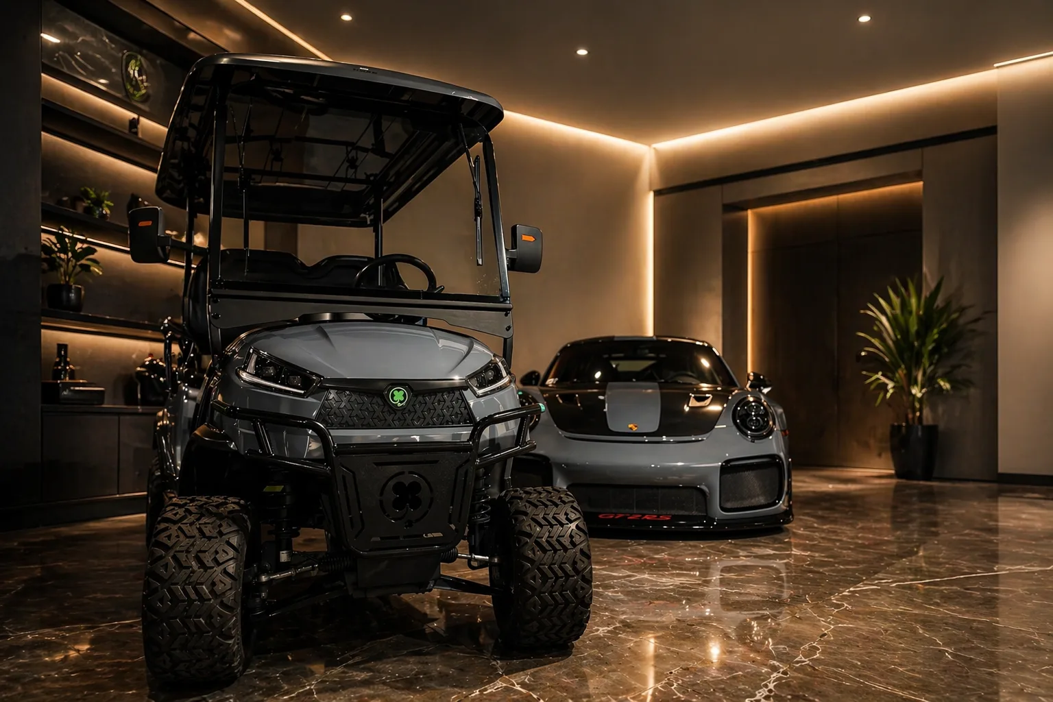 KleverOro-4 Lithium Battery Lifted Electric Golf Cart